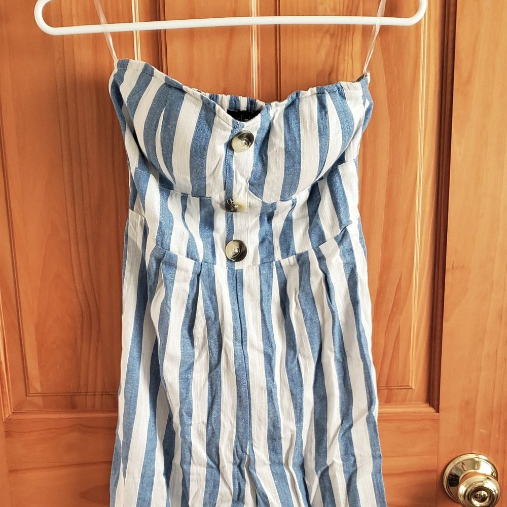 Stripe Jumpsuit - SM (Derek Heart)